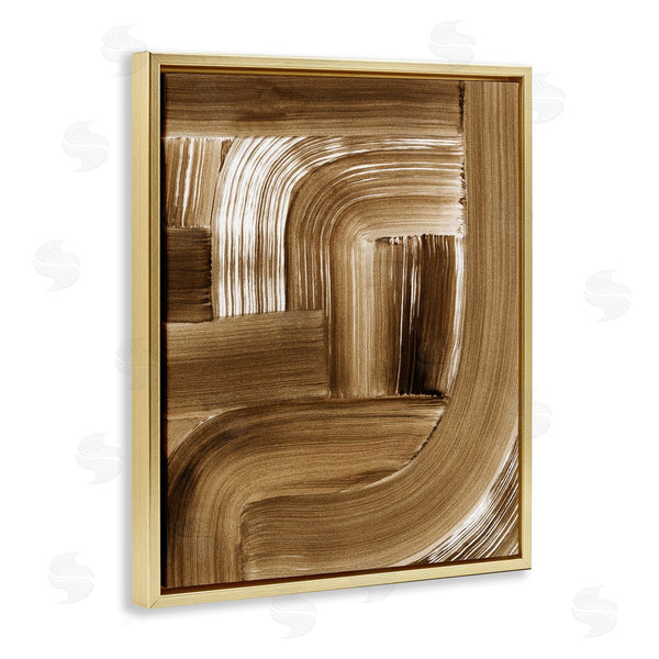 Stupell Industries Grace Popp | Brown Curved Arches