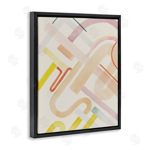 Stupell Industries Grace Popp | Curved Forms Collage
