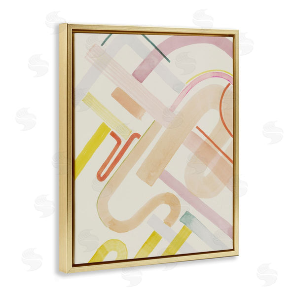 Stupell Industries Grace Popp | Curved Forms Collage