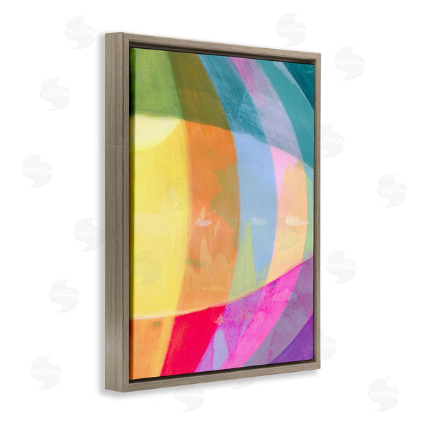 Stupell Industries Grace Popp | Curved Neon Flare