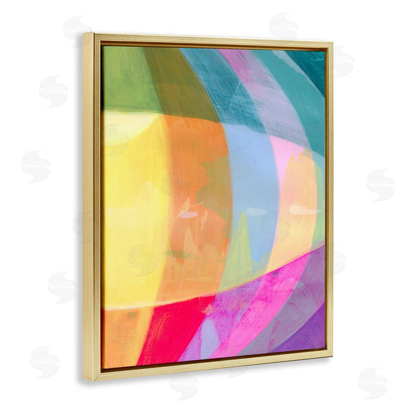 Stupell Industries Grace Popp | Curved Neon Flare