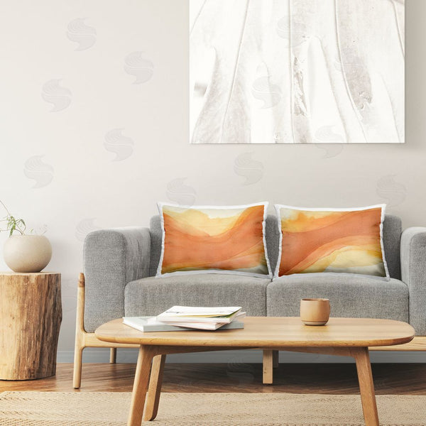 Stupell Industries Grace Popp | Curving Orange Waves