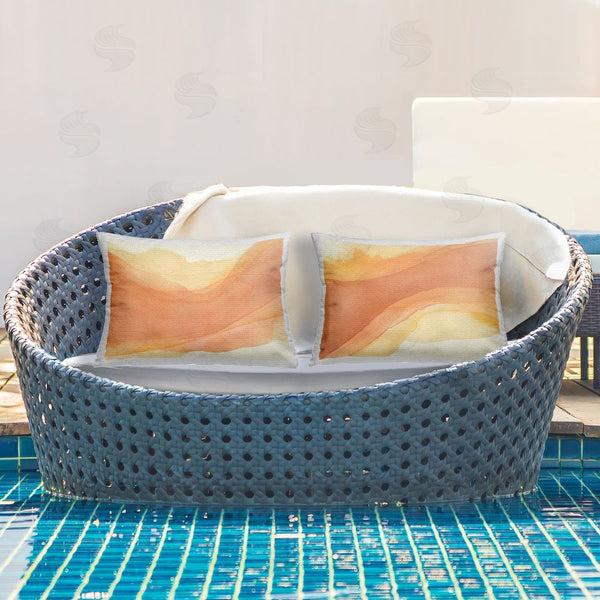 Stupell Industries Grace Popp | Curving Orange Waves