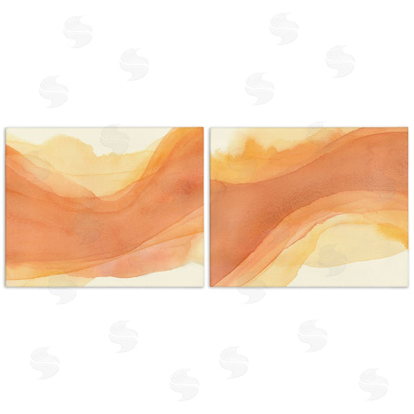 stupell industries Grace Popp | Curving Orange Waves