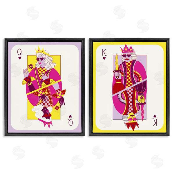 Stupell Industries Grace Popp | King & Queen Cards