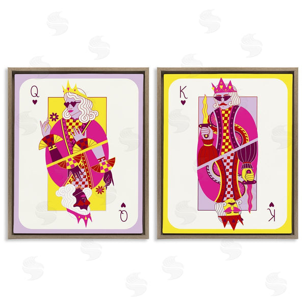 Stupell Industries Grace Popp | King & Queen Cards