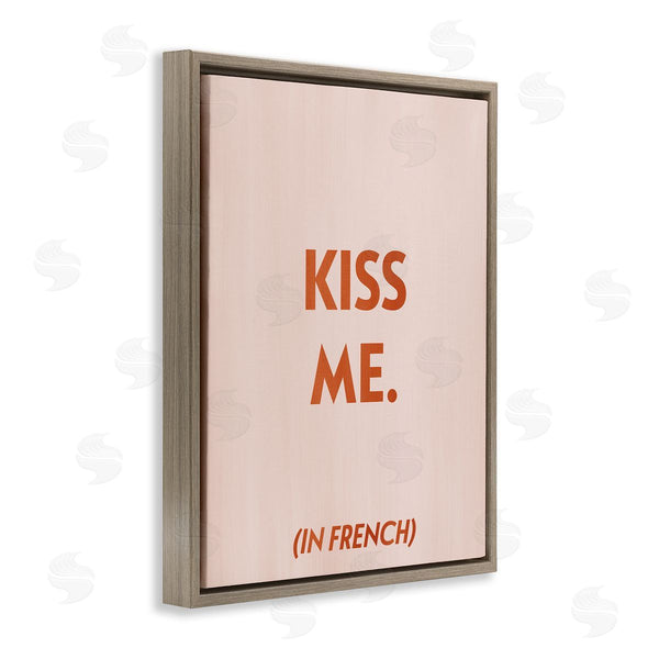 Stupell Industries Grace Popp | Kiss Me In French