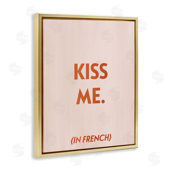 Stupell Industries Grace Popp | Kiss Me In French