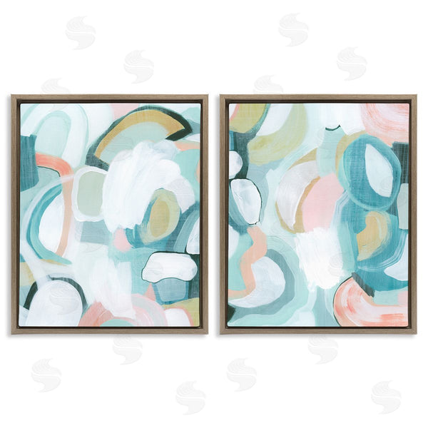 Stupell Industries Grace Popp | Pastel Pink & Blue