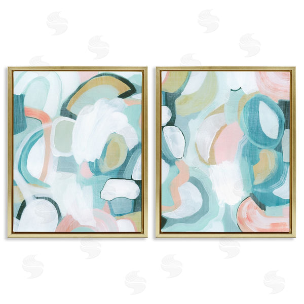 Stupell Industries Grace Popp | Pastel Pink & Blue