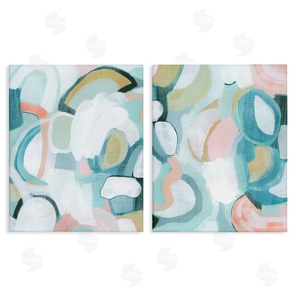 stupell industries Grace Popp | Pastel Pink & Blue
