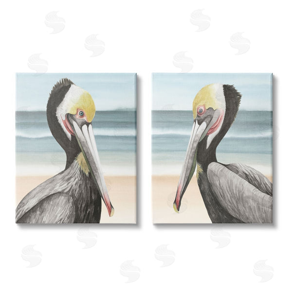 stupell industries Grace Popp | Pelicans on Beach