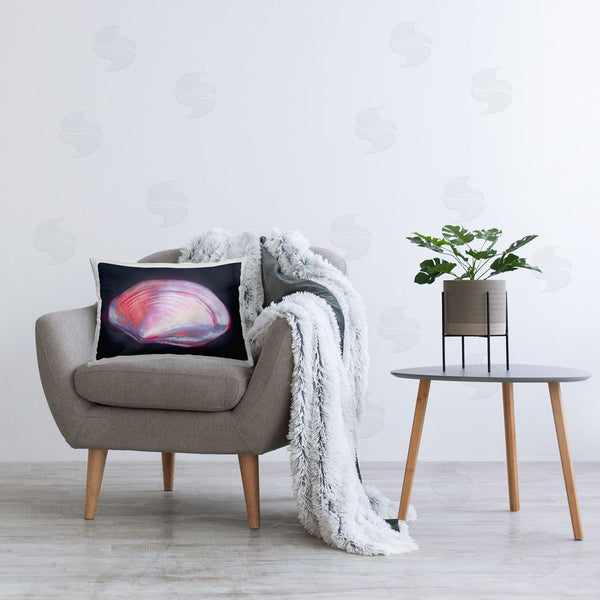 Stupell Industries Grace Popp | Pink Clam On Black