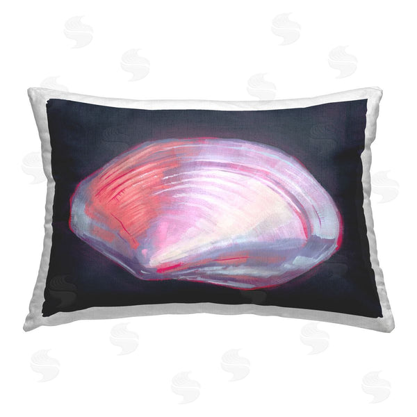 stupell industries Grace Popp | Pink Clam on Black