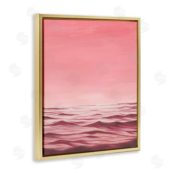 Stupell Industries Grace Popp | Pink Sea Waves