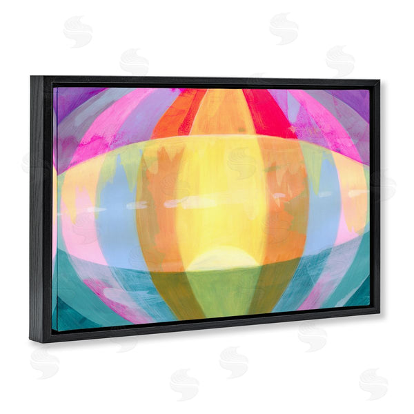 Stupell Industries Grace Popp | Rounded Neon Flare