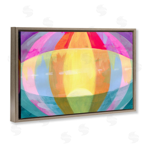 Stupell Industries Grace Popp | Rounded Neon Flare