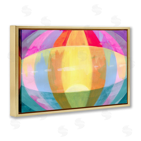Stupell Industries Grace Popp | Rounded Neon Flare