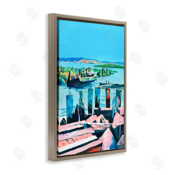 Stupell Industries Greg Gorham | Ocean's Blue Motif