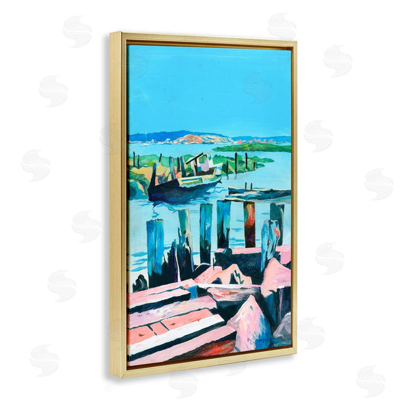 Stupell Industries Greg Gorham | Ocean's Blue Motif