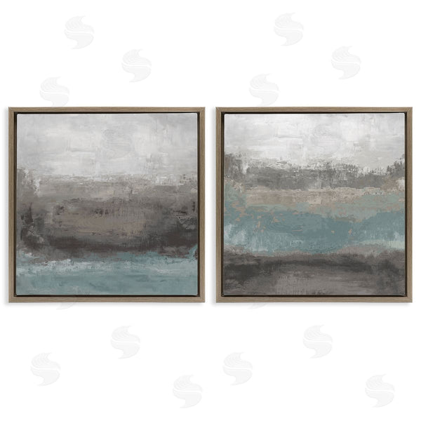 Stupell Industries Hannah Dawson | Dark Earth & Sea