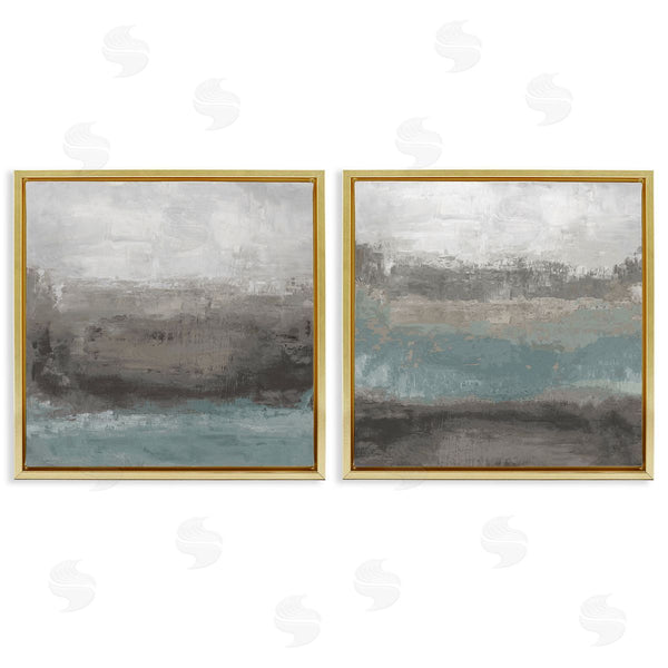 Stupell Industries Hannah Dawson | Dark Earth & Sea