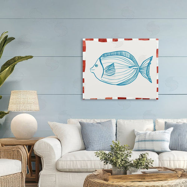 Stupell Industries Hannah Dawson | Ocean Fish Sketch