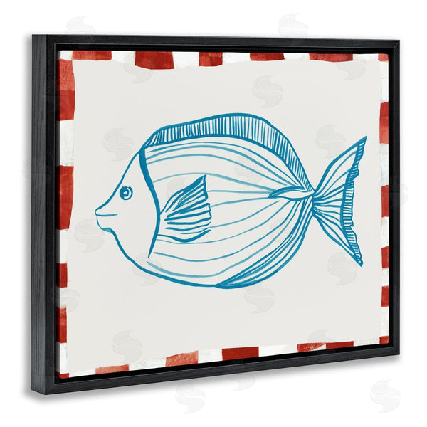 Stupell Industries Hannah Dawson | Ocean Fish Sketch