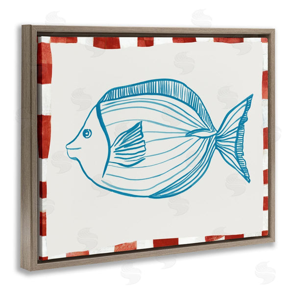 Stupell Industries Hannah Dawson | Ocean Fish Sketch