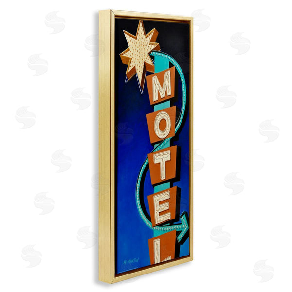 Stupell Industries Heidi Martin | Retro Hotel Motel