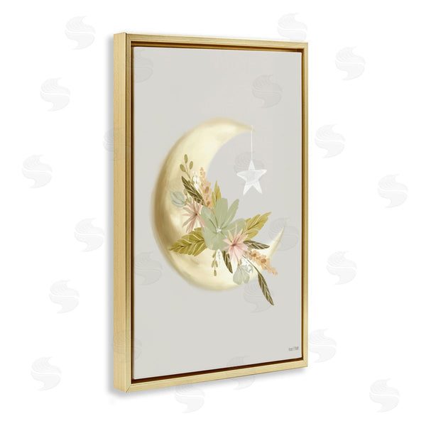 Stupell Industries House Fenway | Moon With Flowers