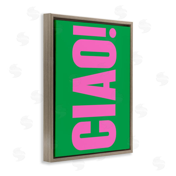 Stupell Industries House Of Lulu | Ciao Pink & Green