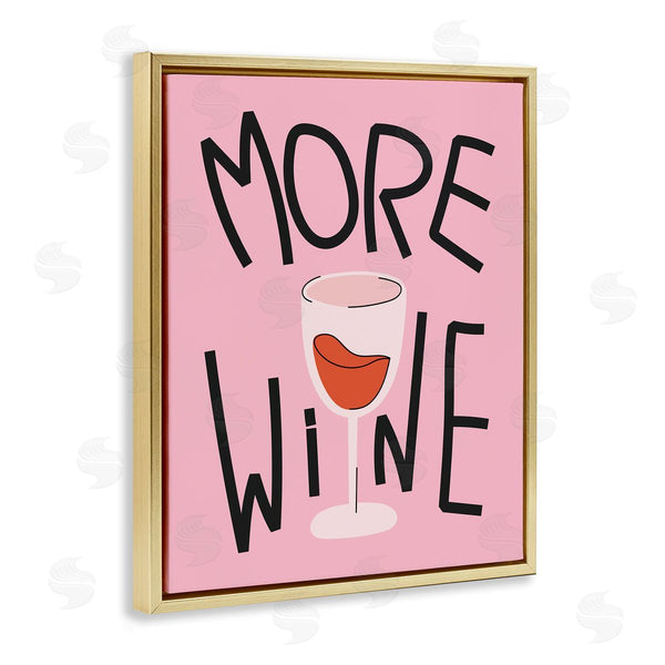 Stupell Industries House Of Lulu | More Wine On Pink
