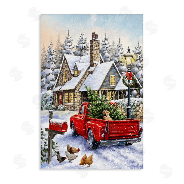 stupell industries Ian Saxton | Rustic Holiday Scene