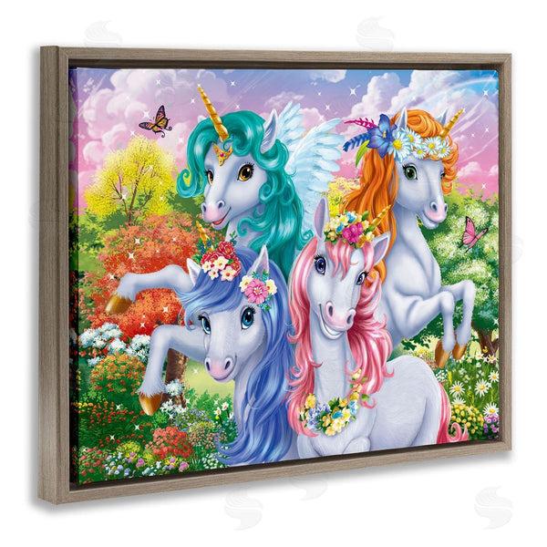 Stupell Industries Image World | Cute Unicorn Selfie