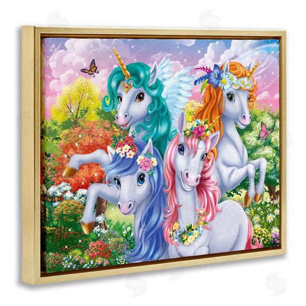 Stupell Industries Image World | Cute Unicorn Selfie