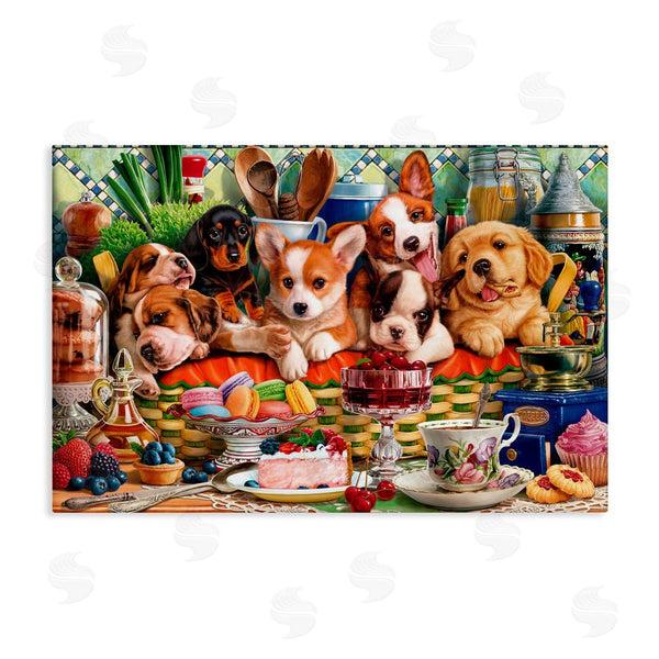 stupell industries Image World | Puppies In A Basket