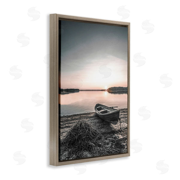 Stupell Industries Incado | Deserted Canoe On Shore