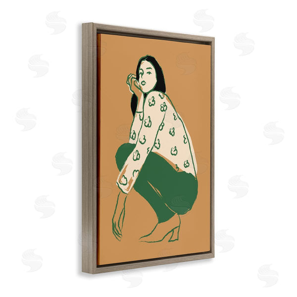 Stupell Industries Incado | Fashion Girl Kneeling