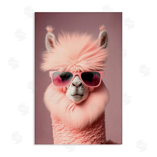 stupell industries Incado | Fluffy Pink Glam Alpaca