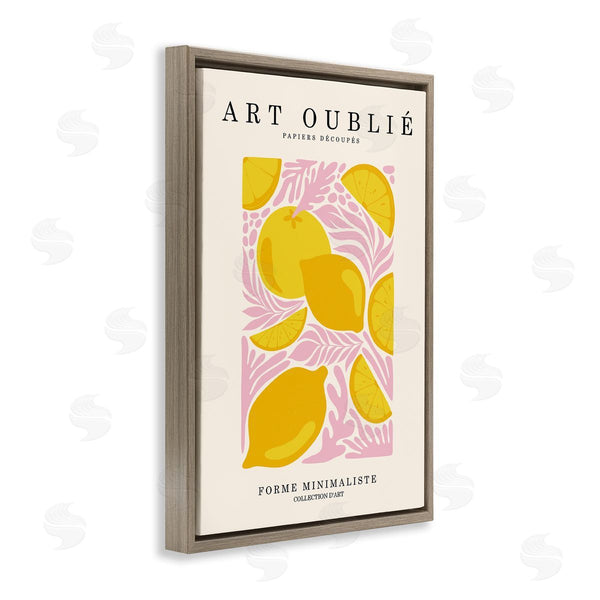 Stupell Industries Incado | Lemons On Pink Florals