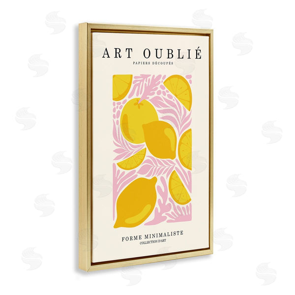 Stupell Industries Incado | Lemons On Pink Florals