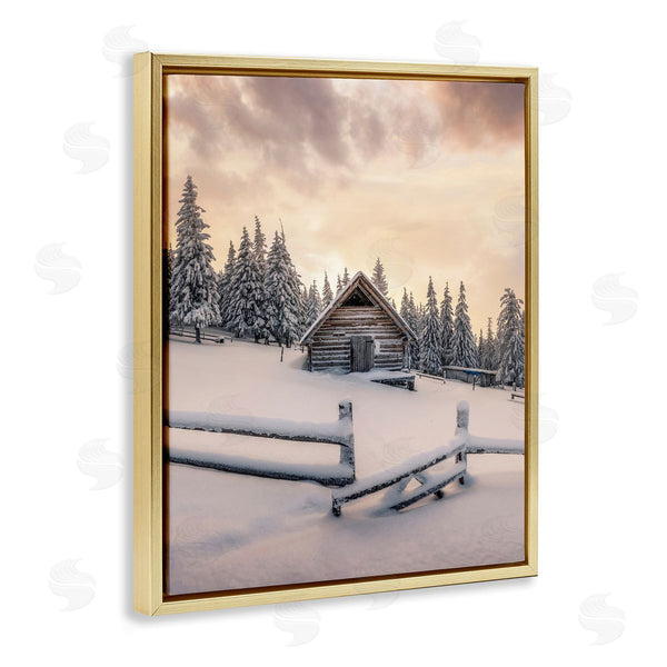Stupell Industries Incado | Rural Winter Cabin