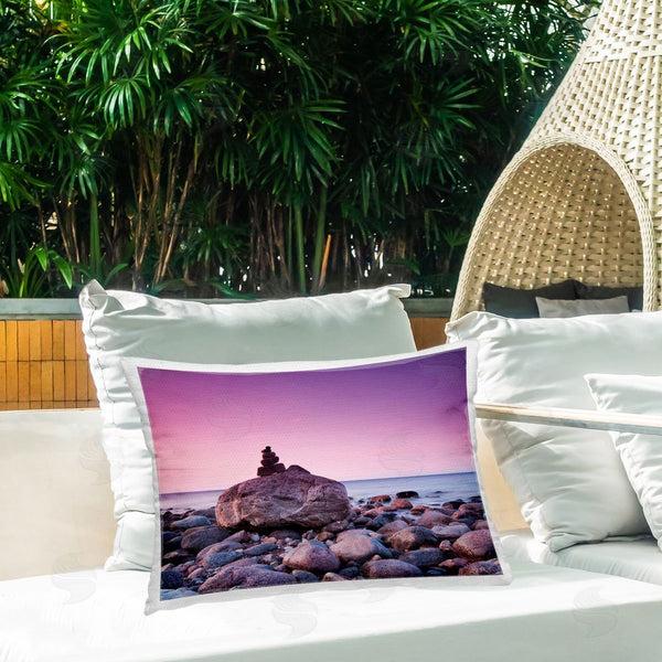 Stupell Industries Incado | Stacked Rocks On Shore