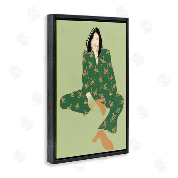 Stupell Industries Incado | Stylish Girl Sitting