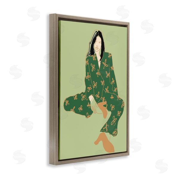 Stupell Industries Incado | Stylish Girl Sitting