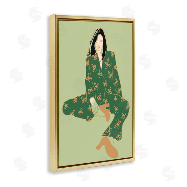 Stupell Industries Incado | Stylish Girl Sitting