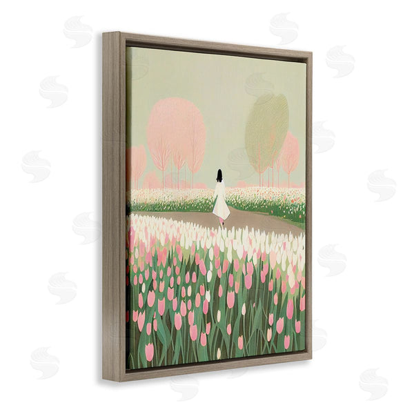 Stupell Industries Incado | Walking In Tulip Meadow