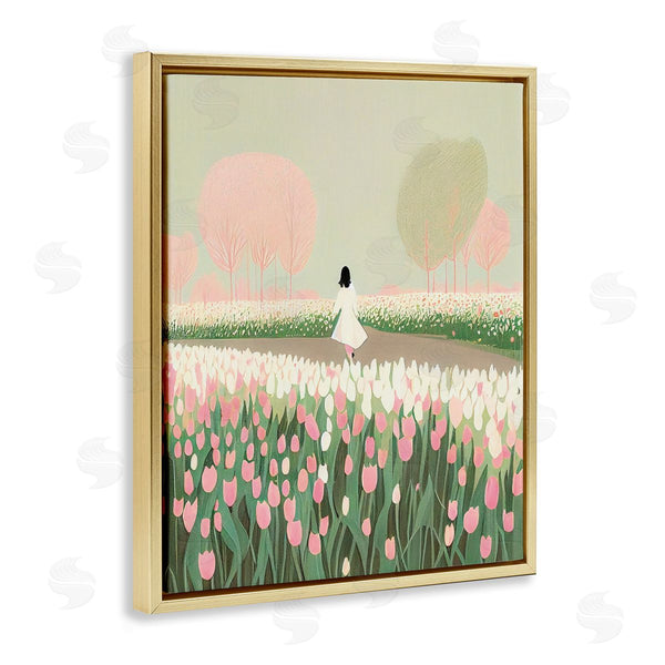 Stupell Industries Incado | Walking In Tulip Meadow