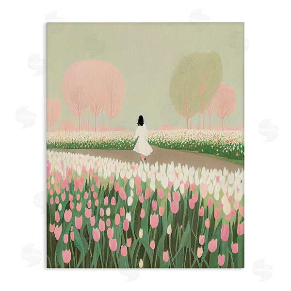 stupell industries Incado | Walking in Tulip Meadow